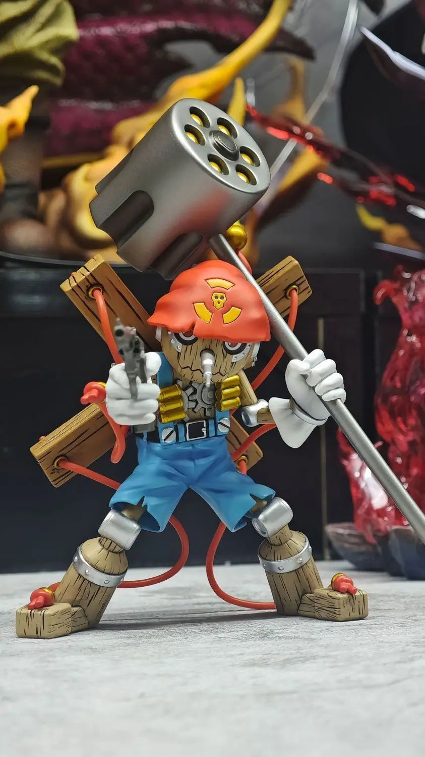In Stock Digimon Adventure Figure Pinochimon Anime Figures Cute Pinochimon Statue Desk Decoration Model Doll Collection Toy