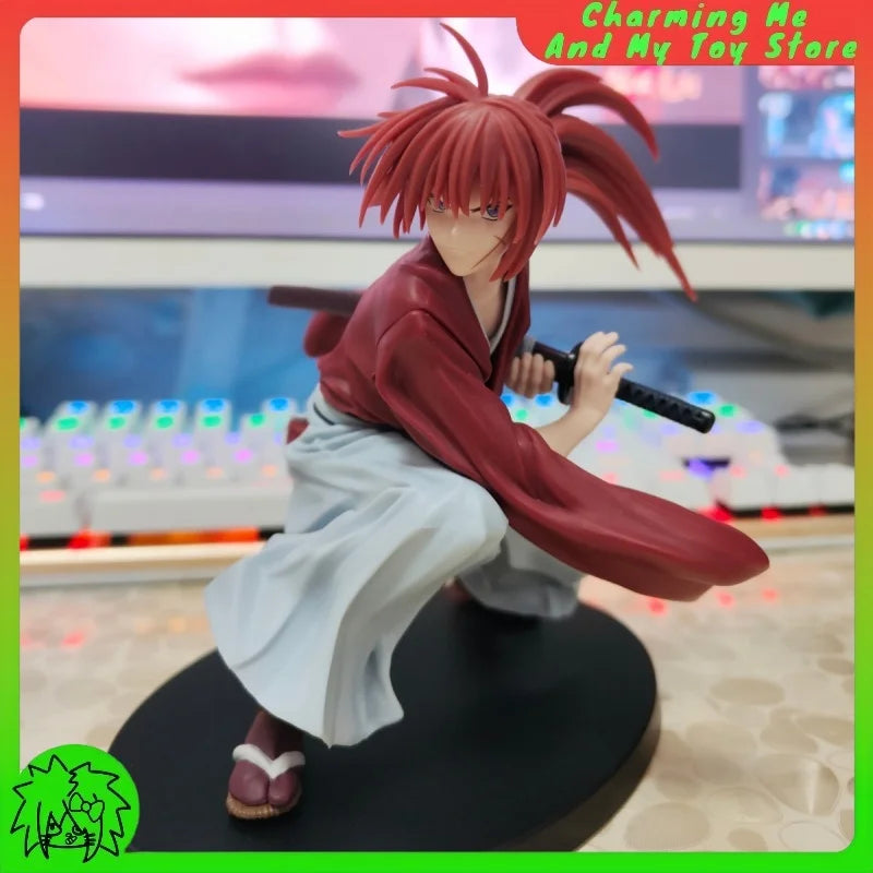 In Stock Genuine Rurouni Kenshin Figurines Anime Peripherals Desktop Ornaments Saito Hajime, Sagara Sanosuke Seta Sojiro Gifts