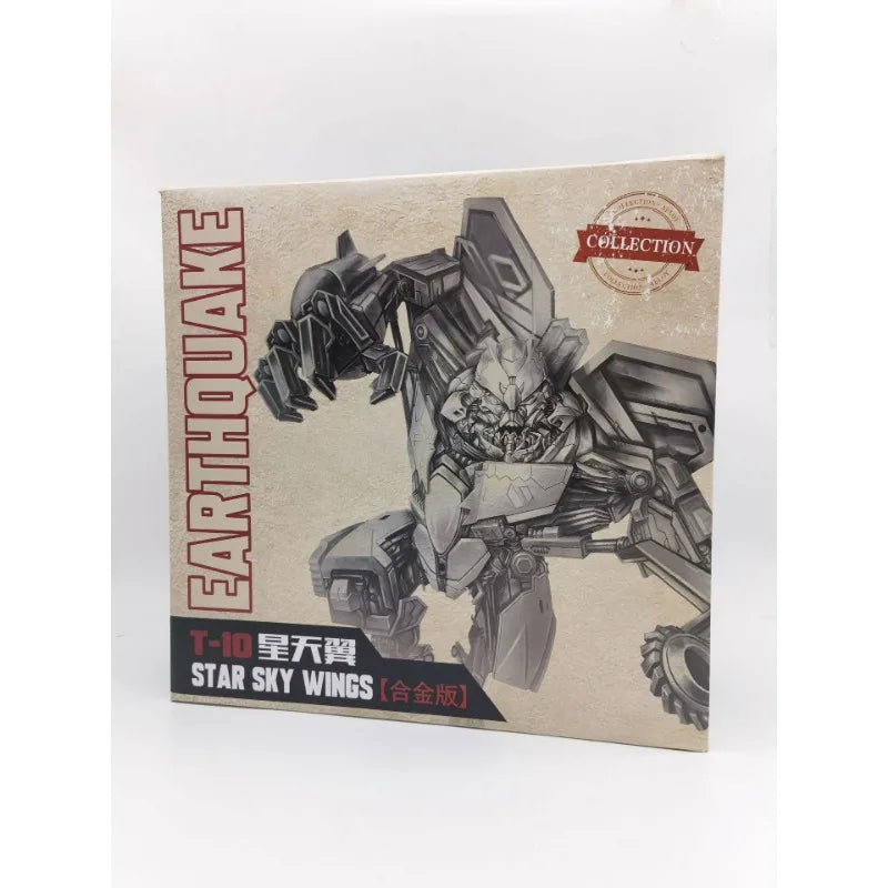 T-10 Masterpiece Lord Starscream  Star Sky Wings Transformation Action Figure Alloy Version Fighter Deformation Robot F-22 34cm