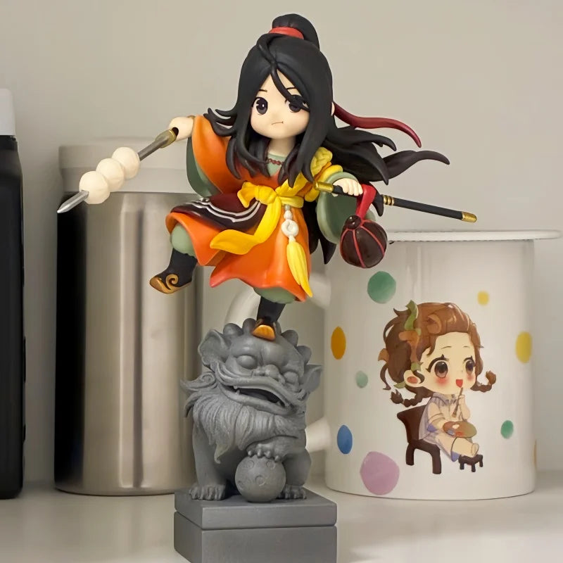 The Outcast Anime Peripherals Feng Baobao Q Version Cartoon Figure Model Desk Decorations Collectible Toys Friends Holiday Gifts