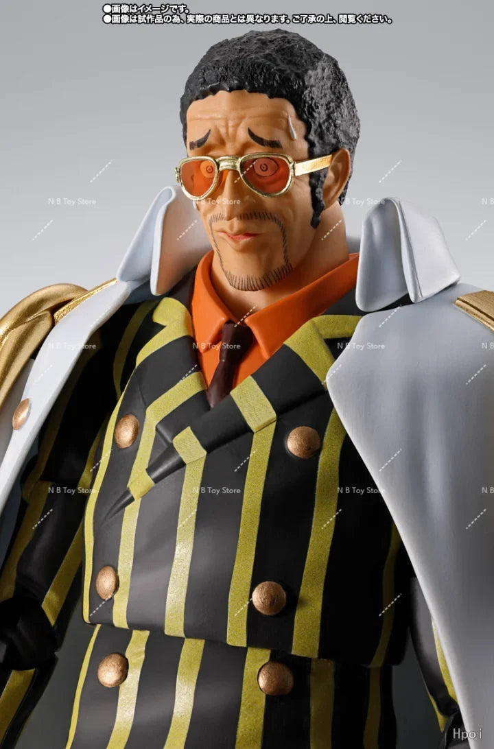 100% Original Bandai ONE PIECE S.H.Figuarts SHF Borsalino Future Island Egghead Action Figure Anime Gift Collector's Model Toy