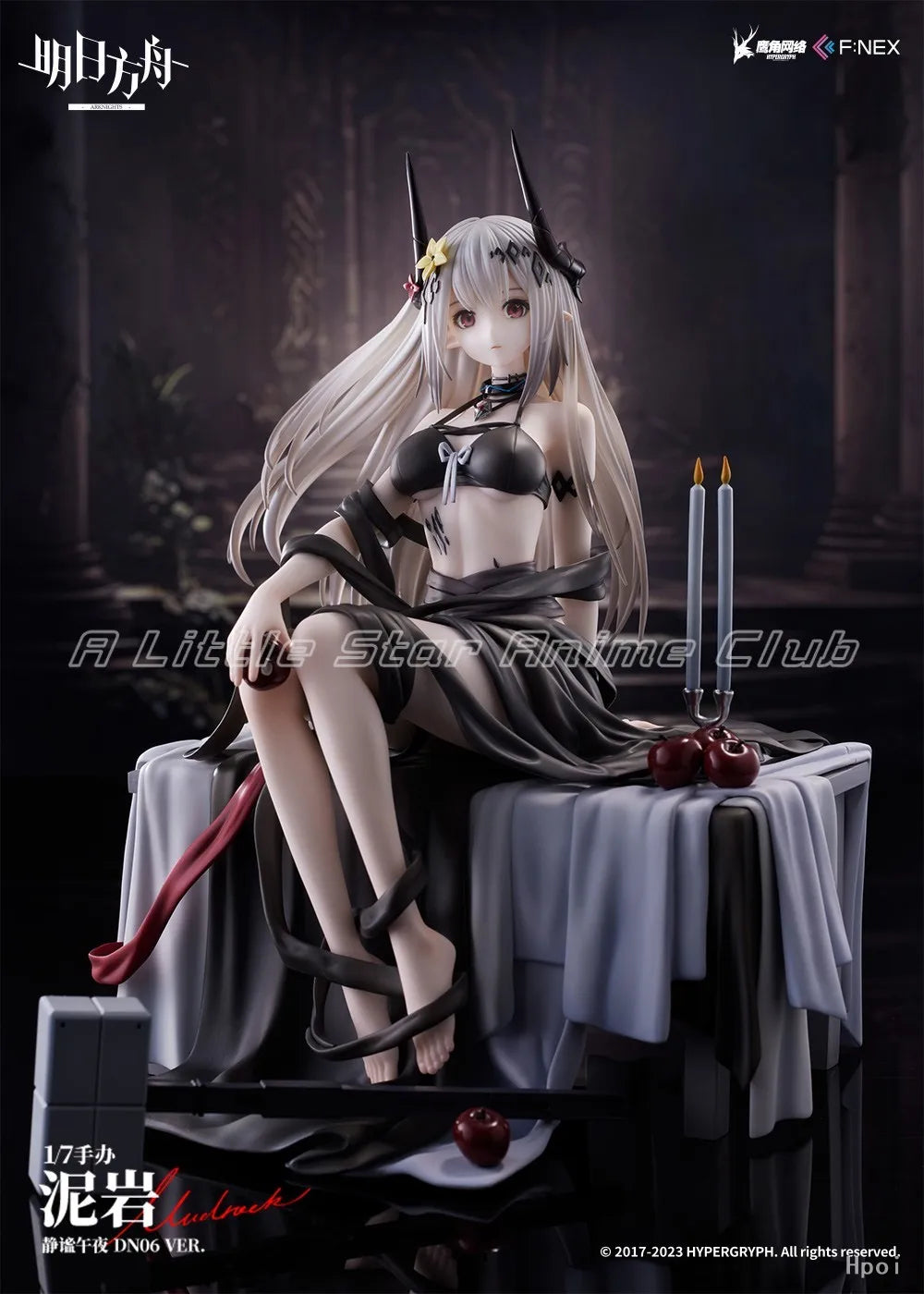 In Stock Original  F:NEX Arknights Mudrock Quiet Midnight DN06  1/7 Animation Figure Model Collection Gift Toys