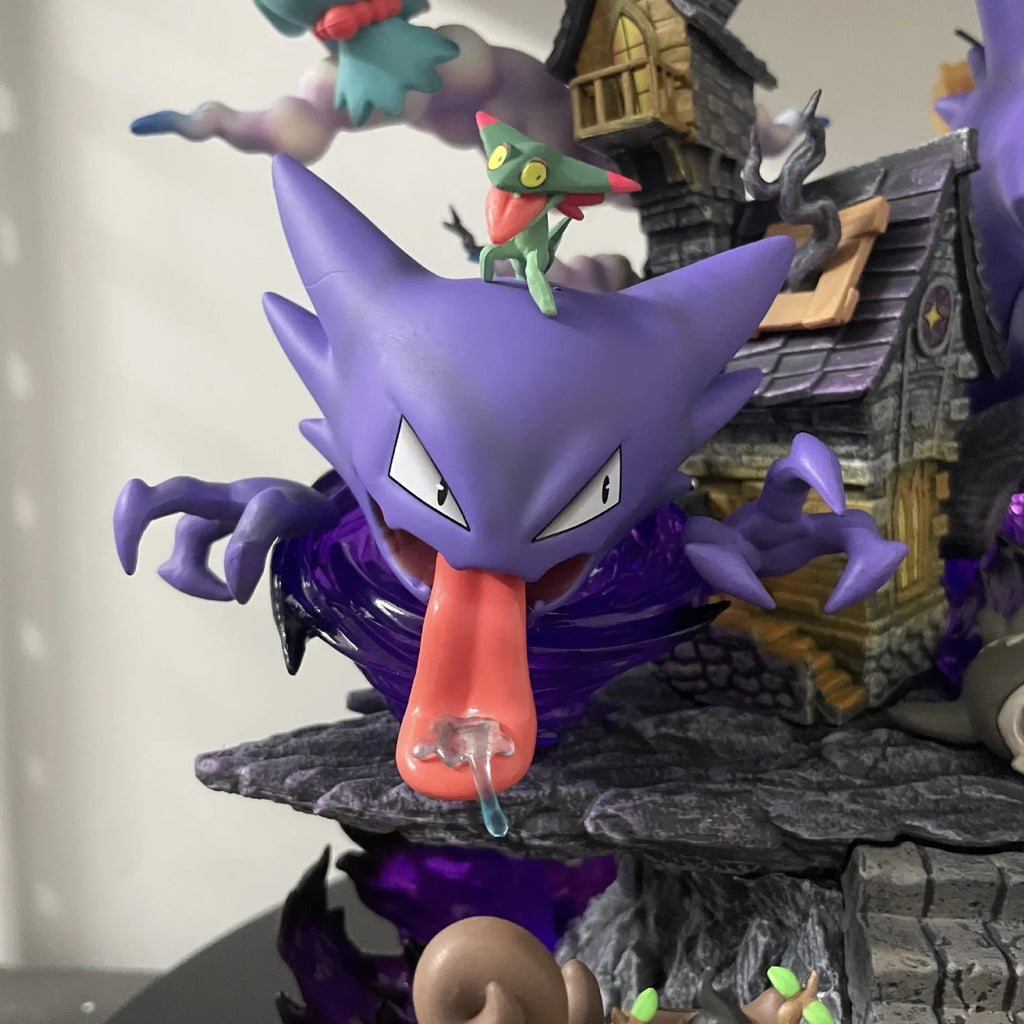 31cm New Pokemon Gengar Anime Figure Peripheral PVC Model Desktop Decoration Cute Ornaments Birthday Kids Birthday Gifts Toys