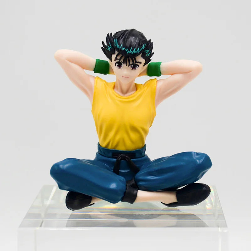 23cm ARTFX J YuYu Hakusho Hiei Anime Figure Youko Kurama/Yusuke Urameshi/Shuichi Minamino Action Figure Gk Model Doll Toys Gifts
