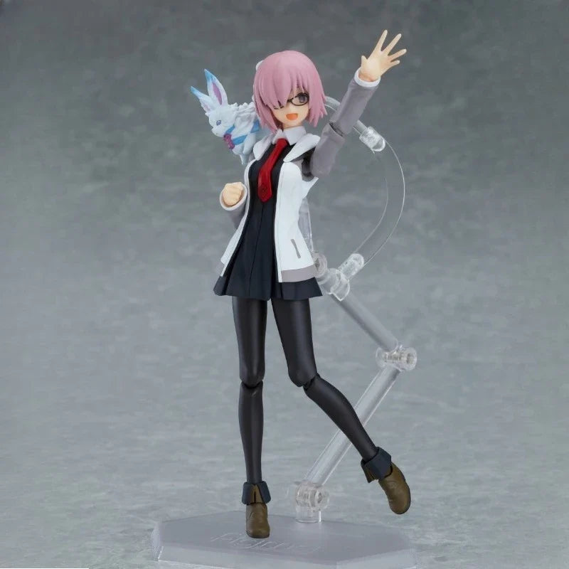 Max Original Figma Series《Mash Kyrielight Casual Ver.》Anime Action Figure Assembly Model Toys Collectible Model Ornaments Gifts