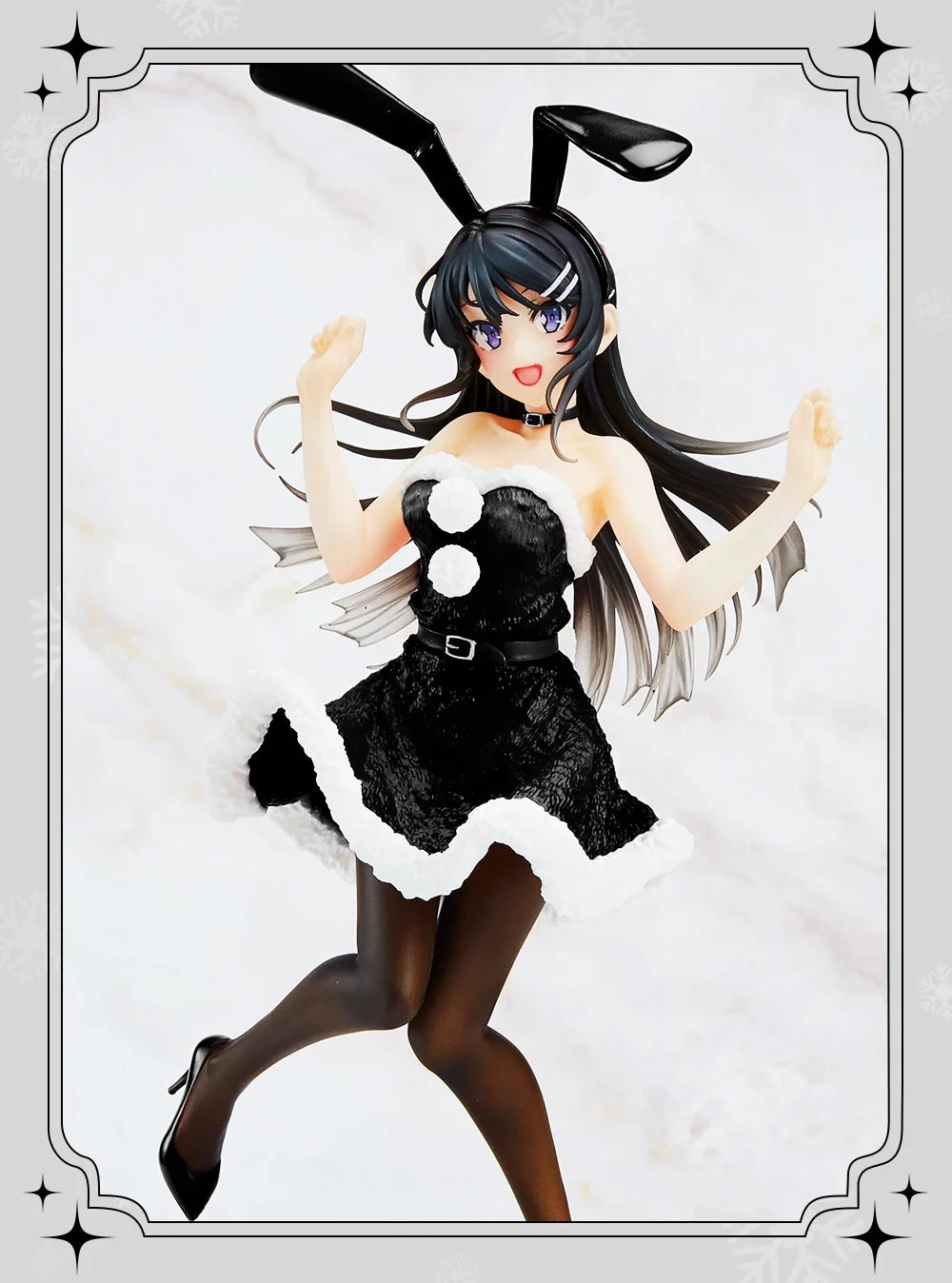 In Stock TAITO Coreful Mai Sakurajima Winter Bunny Ver Desktop Cute Doll Anime Figures Kawaii PVC Gift Toys Collectible Models