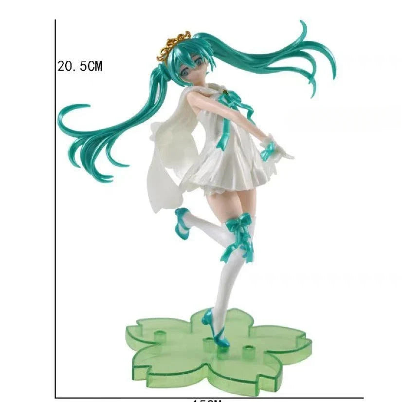 Sweet Hatsune Miku new cute creative anime doll figure model children's toys desktop fashion decoration ornaments holiday gifts