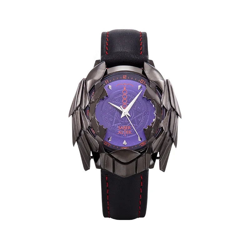 Fate genuine peripheral accessories watch Alter black saber watch My king Artoria co-branded student waterproof quartz watch