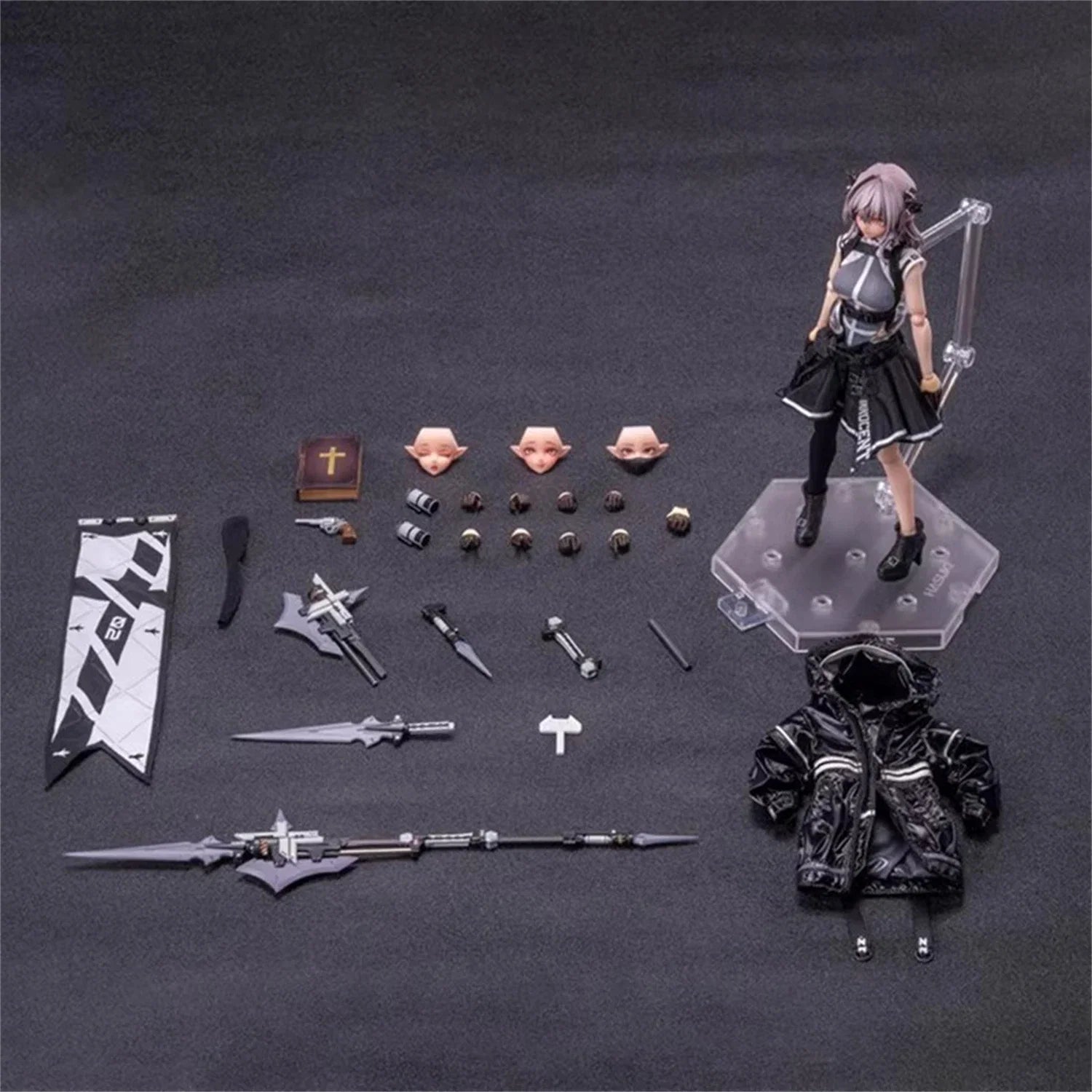 【IN STOCK】 Original HASUKI 1/12 PA009 NUNFRIEDE Mobile Suit Girl Action Figure With Box