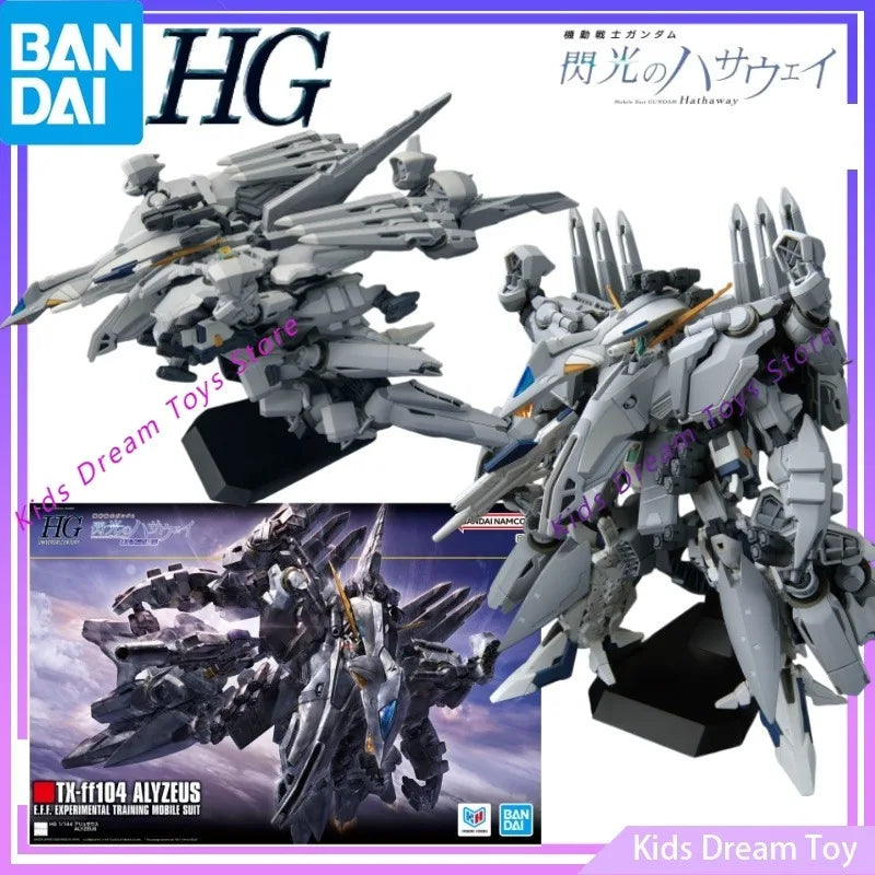 Assembly Bandai Stock Original HG 1/144 Mobile Suit Gundam: Hathaway Anime TX-ff104 ALYZEUS Actionfiguren Spielzeug Sammlermodell