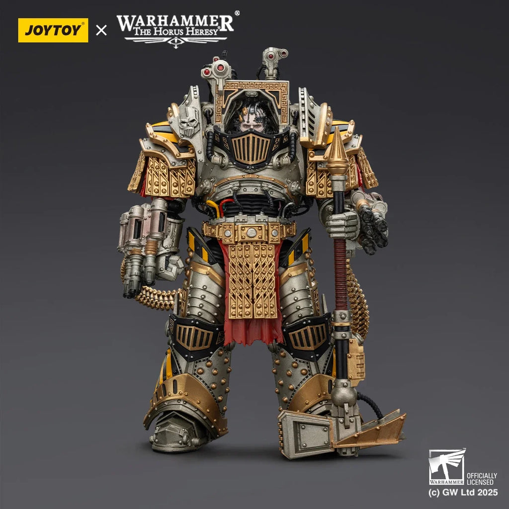 【Pre-sale】JOYTOY Iron Warrior Petulabo Primarch of The LVth Legion 1/18 Action Figure Toy Garage Collection Kit Model