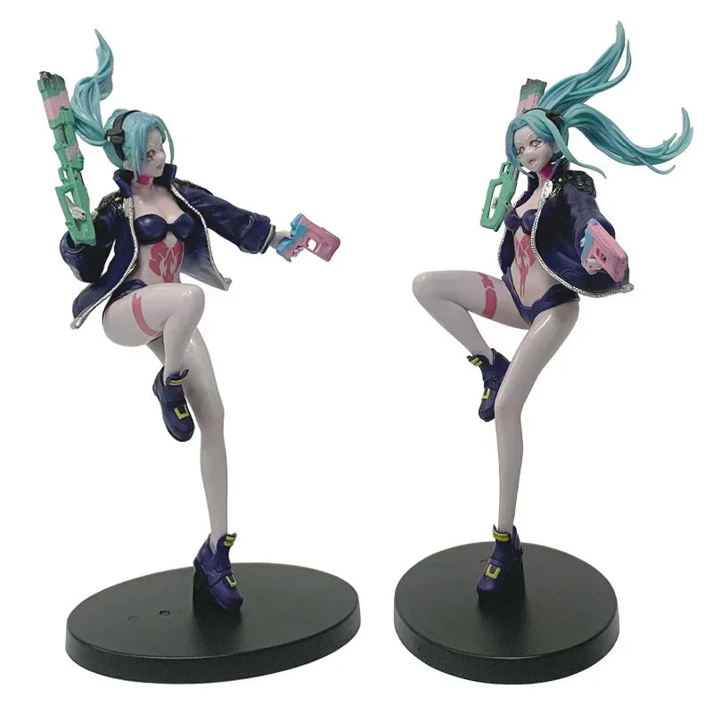 23CM Anime Game Cyberpunk: Edgerunners Rebecca Figure Standing Anime Model Toy Gift Lucy Collection David Martinez Aciton Figure