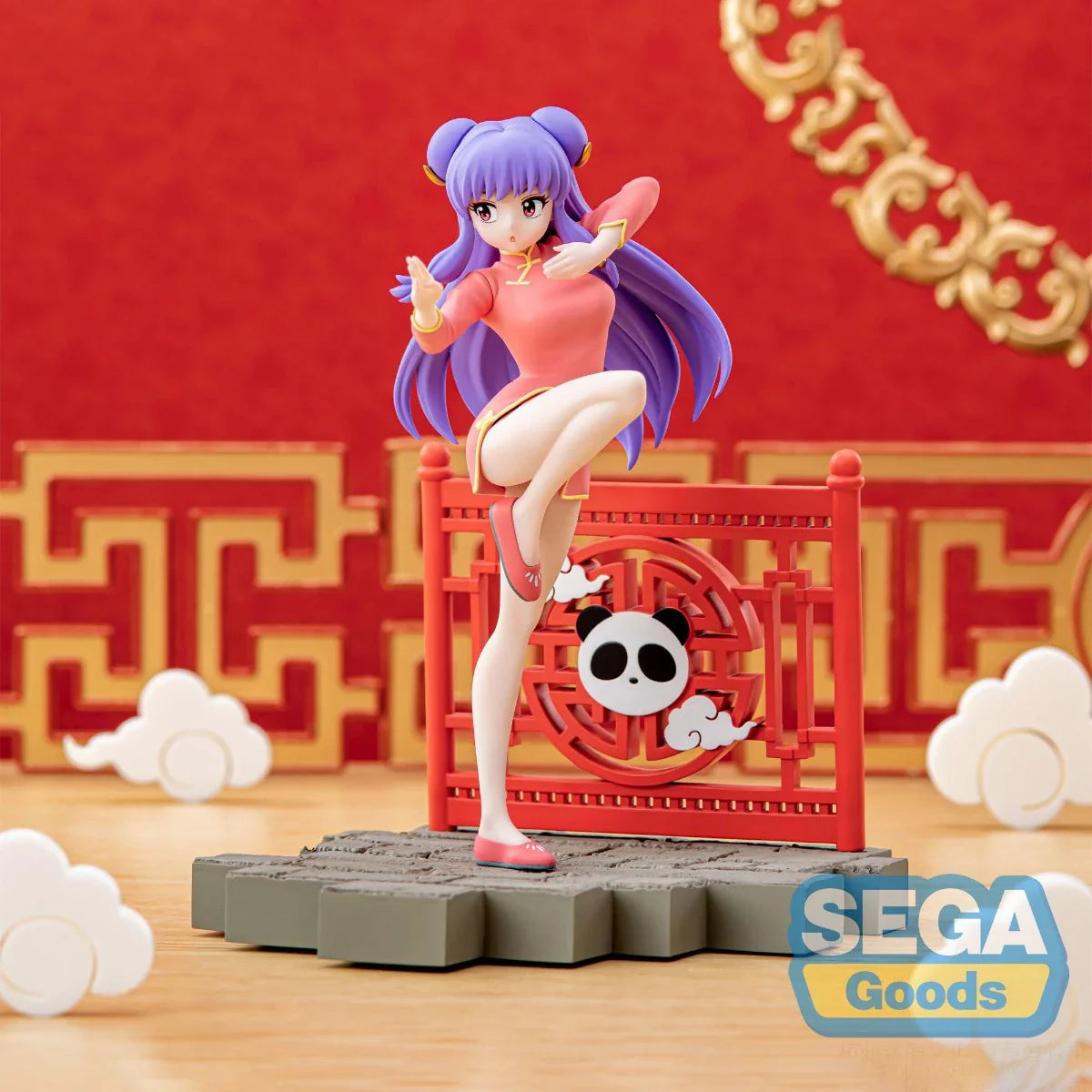 100% Original SEGA Luminasta Ranma Nibun-no-Ichi Saotome Ranma Shampoo Model Toys Collection Series Anime Figure