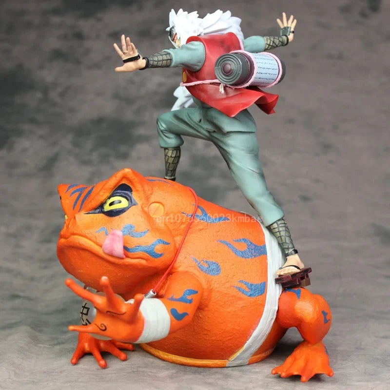 New Jiraiya Figure Manga Naruto Gama-Bunta Action Figurine 23cm PVC Model Decoration Collectible Desktop Children GK Toys Gifts