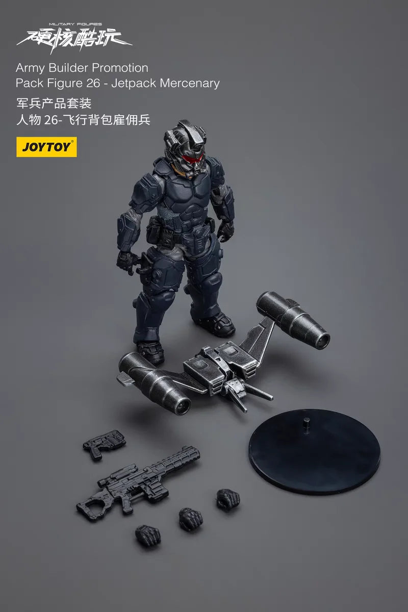 【In Stock】JOYTOY Army Builder Promotion Pack Figure 26 -Jetpack Mercenary 1/18 Action Figure Toys