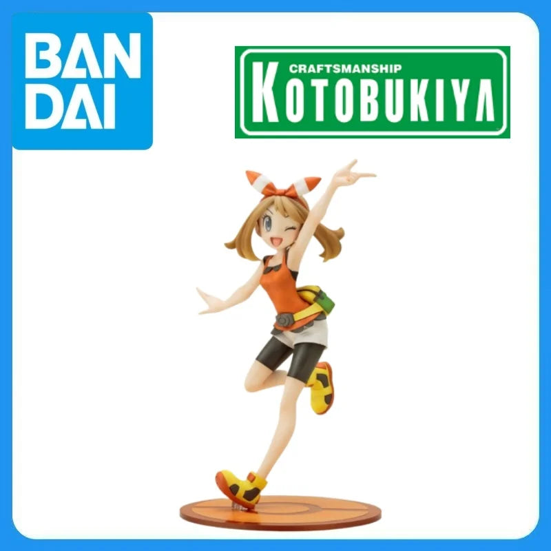 In Stock Genuine Kotobukiya Pocket Monsters Haruka Mizugorou ARTFX J Pokémon Figure Series 1/8 Anime Cartoon Model Toys