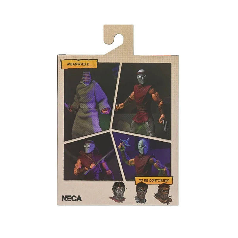 NECA 54382 Toys Teenage Mutant Ninja Turtles (Mirage Comics) Action Figure Foot Ninja Classic Colors 18 cm Original Model Doll