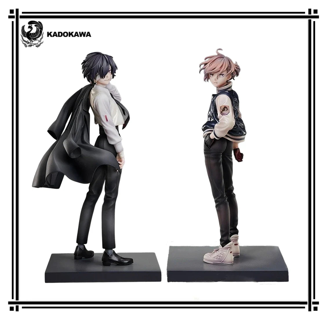 Original KADOKAWA KDcolle BUNGO STRAY DOGS Dazai Osamu / Nakahara Chuuya Anime Figure Model Collection Toys