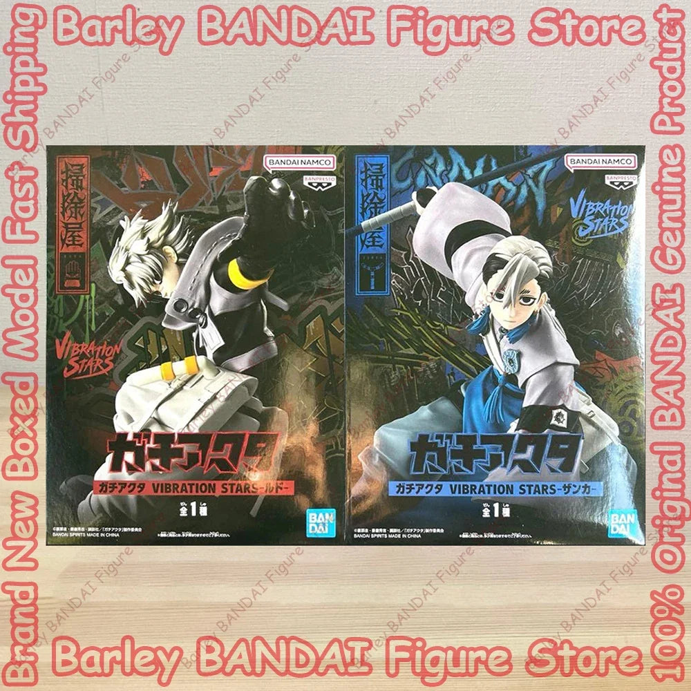 Original In Stock BANPRESTO Gachiakuta VIBRATION STARS Zanka Nijiku Rudo Anime Action Figures Model Toys Holiday Gifts For Kids