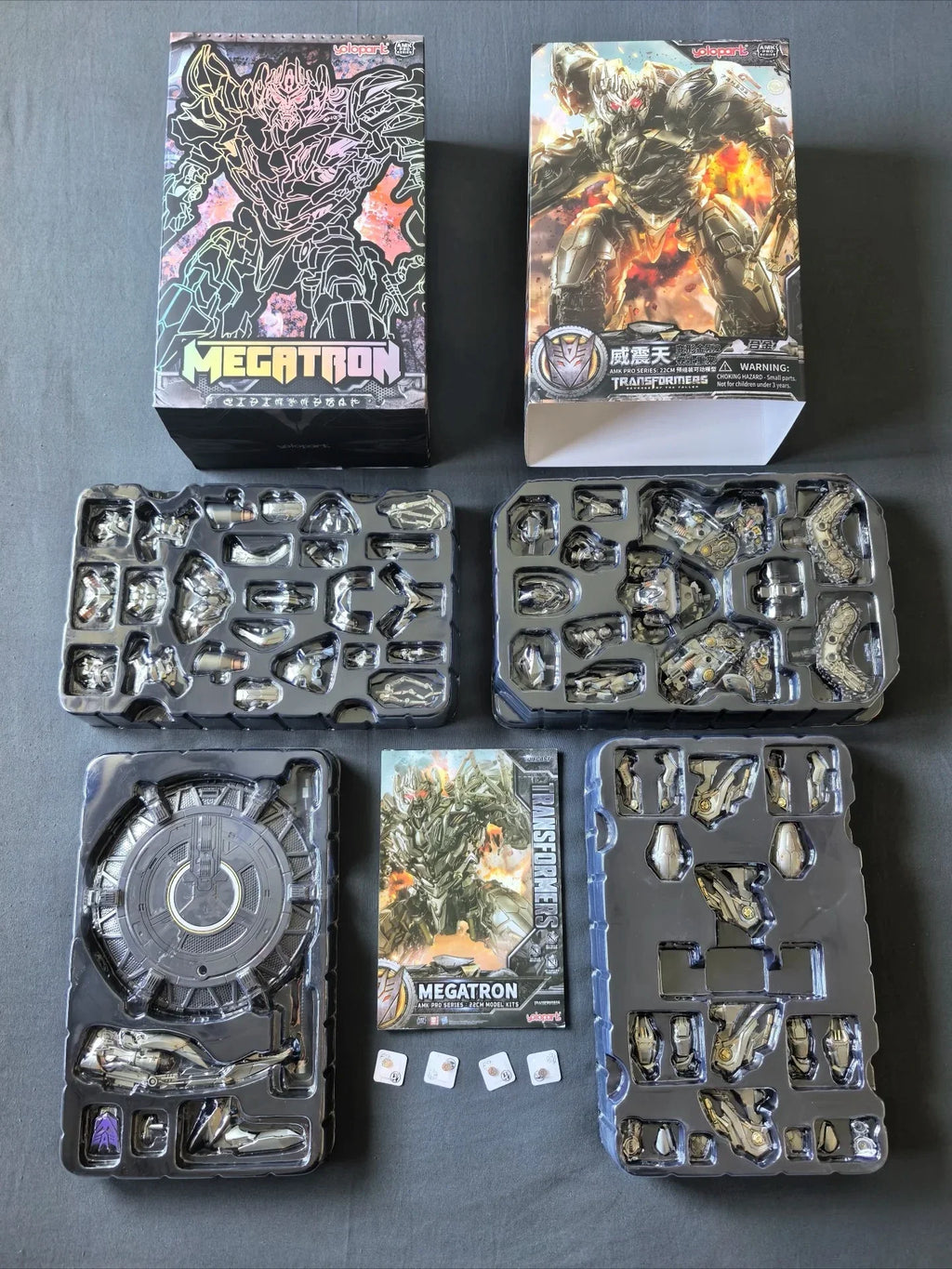 In Stock New 2025 Yolopark Amk Pro Series Transformers Revenge of the Fallen Megatron Alloy Action Figure Collect Model Toy Gift