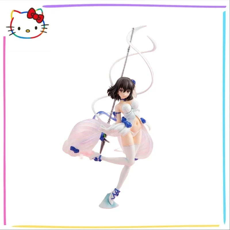 In Stock Original KADOKAWA CAworks STRIKE THE BLOOD Yukina Himeragi  Everlasting Summer Wedding Ver 24cm Animation Figure Model