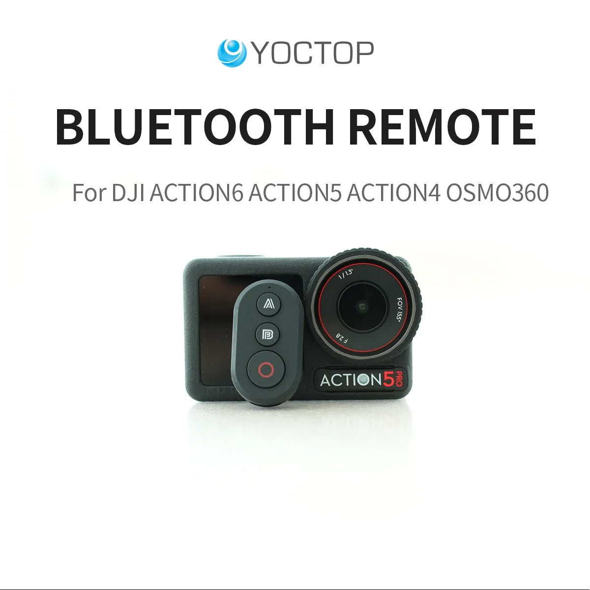 Suitable for DJI Action6  5 Pro/4  Osmo 360 sports camera Bluetooth remote control DJI camera Bluetooth selfie stick accessories