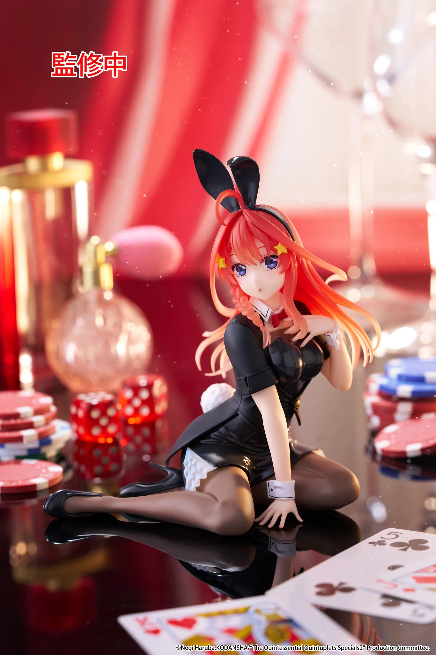 In Stock TAITO Desktop Cute Nakano Itsuki Bunny Girl Doll Ornaments Anime Action Figure Toy Gift Model Collection
