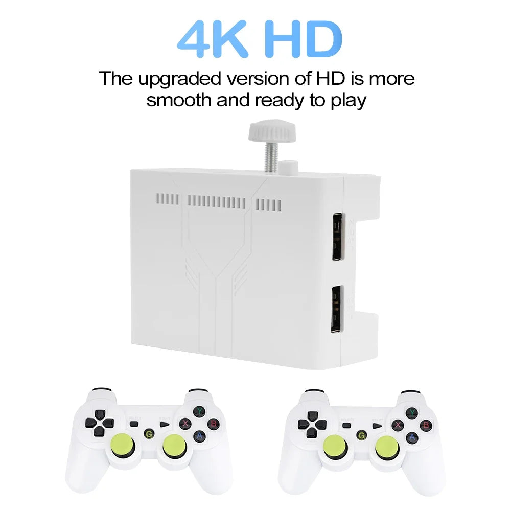 Y7 Video Game Console Linux System 256G Built 12000 Games Rechargeable Wireless Handle Low Latency Connection Player Gift