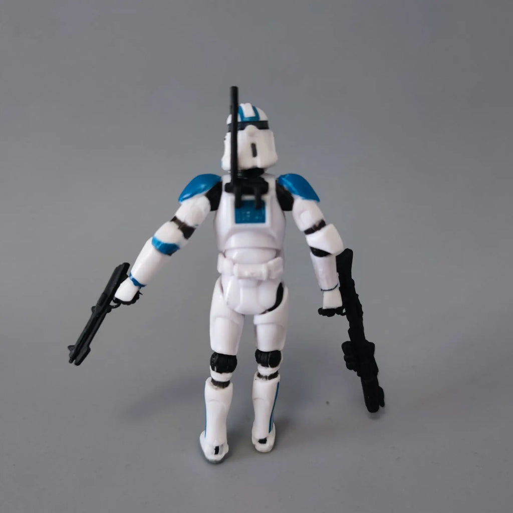 Star Wars Republic 501-st Legion Blue White Trooper 3.75" Loose Action Figure