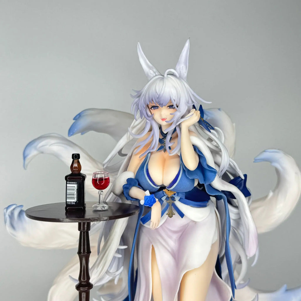 Azur Lane Shinano Tsukuyomi Ten Nights Dress Anime Figure Model Statue Collectible Desktop Decoration Ornament Gift for Fans