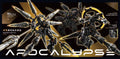 ALL INCLUSIVE FULLSION 1/100 Black Apocalypse Assembly Model Kit Alloy Skeleton Mecha Collectible Action Figures Ornament Gift
