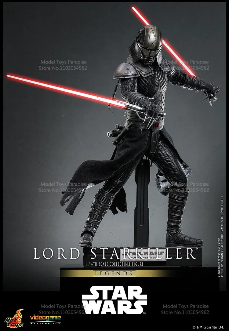 HOTTOYS HT VGM63 1/6 Scale Lord Starkiller Action Figure Star Wars Collectible 12 Inch Full Set Soldier Model for Men Gifts