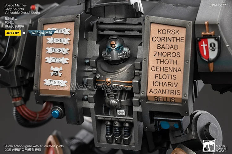 【SF】JOYTOYS 1/18 Action Figure Space Marines Grey Knights Venerable Dreadnought Model Toys Gifts Collection Ornaments