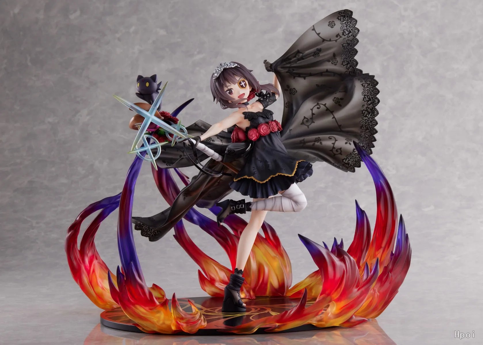 【Original】F:NEX Kono Subarashii Sekai Ni Shukufuku O! Megumin Black Rose Dress 1/7 Model Toys