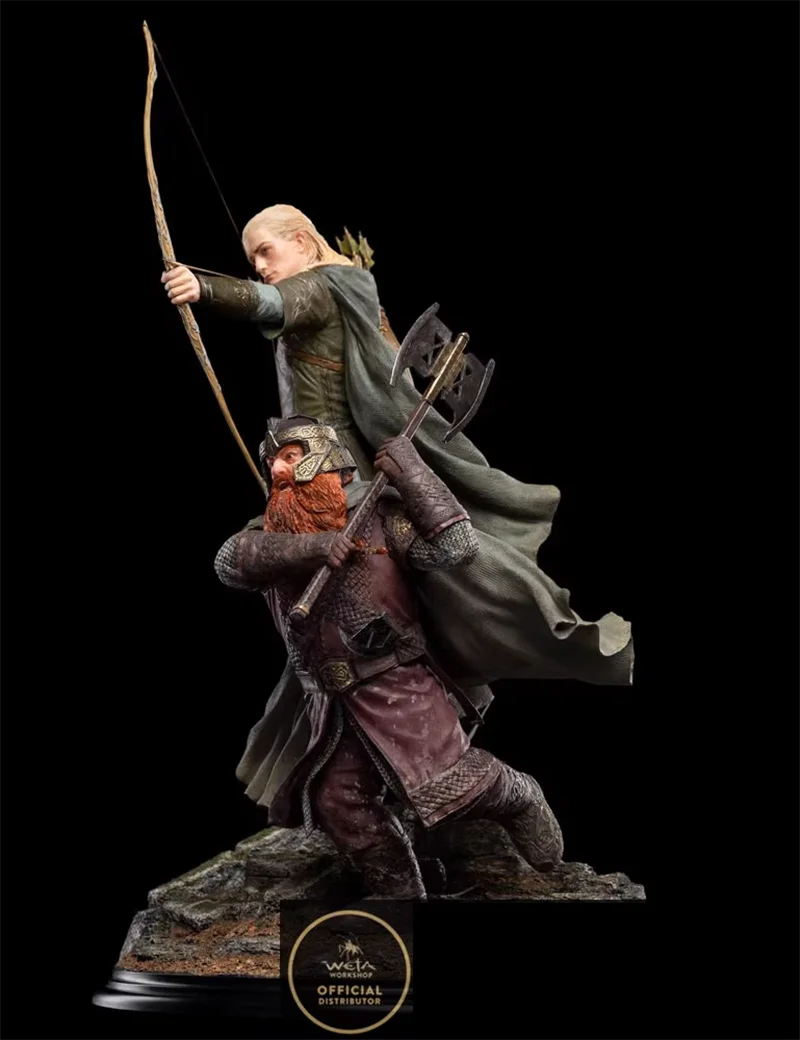 Original weta 1/6 Legolas and Gimli in Amon Hen scene limited edition Figure Model Toys collection ornaments gift