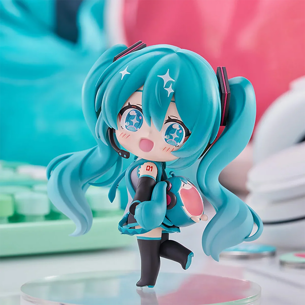 100% Original FuRyu Tenitol Piapro Characters Hatsune Miku Very Happy Ita Bag Ver. Mini Garage Kit Collection Series Model Toys