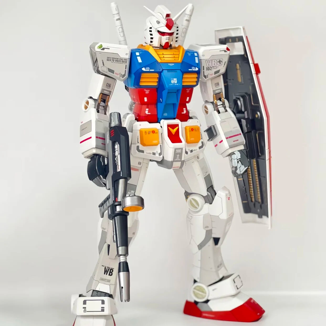 Daban 1/48 Mega Assembly Model Rx782 Domestic Mechanical Suit Toy Collectible Gift Suitable For Ages 4 And Above