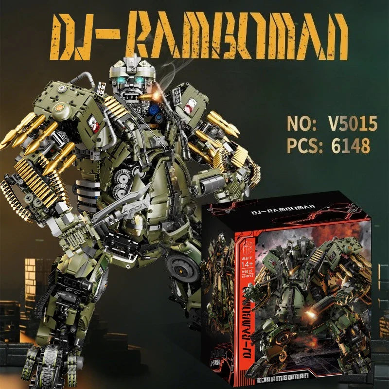 6148PCS Technischer Inspektor Mecha Bausteine Kreatives Hobby Roboter Modell Kollektion Bausteine Spielzeug Geschenk für Jungen