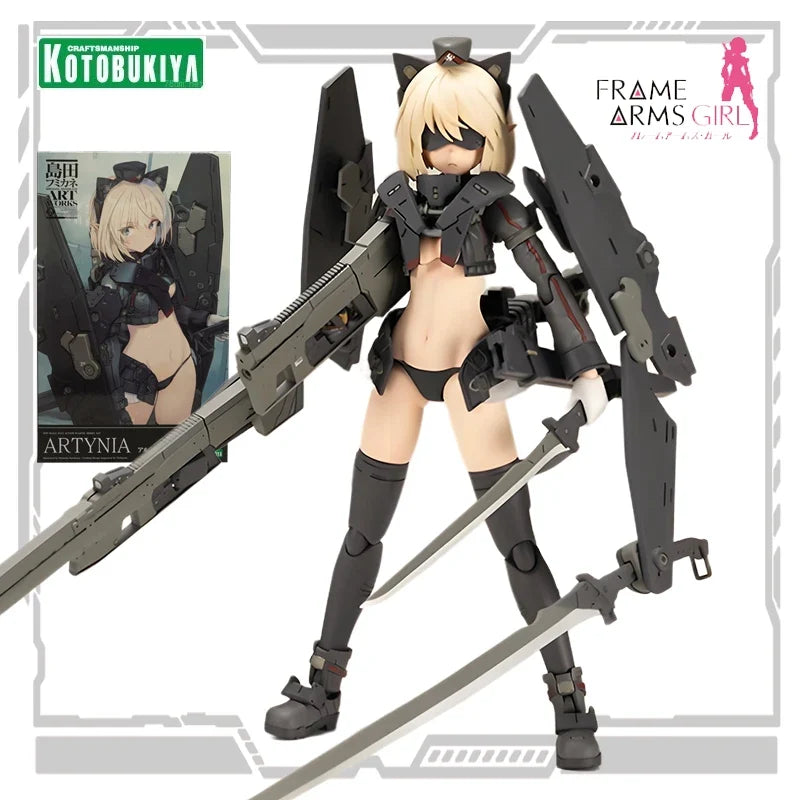 Kotobukiya Original FRAME ARMS GIRL Series ART WORKS\DURGA  Action Figure Assembly Model Toys Collectible Model Gifts for Boys