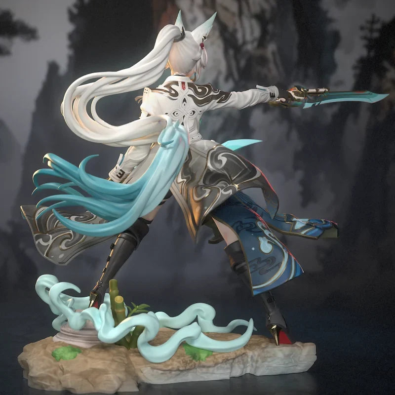 Practice White Mold Resin GK Assembly 3D Printing Static Figure Collectible Model Toy for Bilibili Fans over 8 Years Old