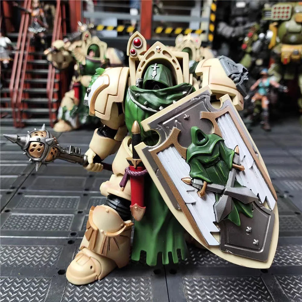【JOYTOY】Warhammer 40K 1/18 Action Figure Dark Angel Deathwing Knight 3 Pieces Anime Military Model Toy Gift Collection