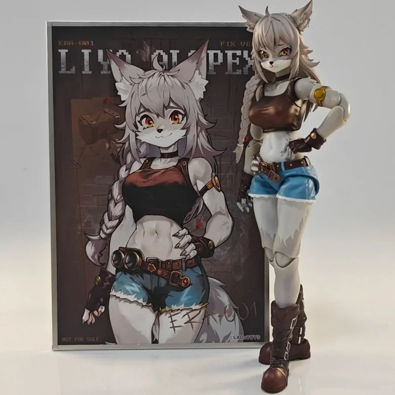 Offizielles Lado Toys Era-001 Liya-Alopex Fix Ver. Modell Adventure Squad 1/12 Fuchs Liya Actionfigur Desktop Dekoration Spielzeug Geschenk