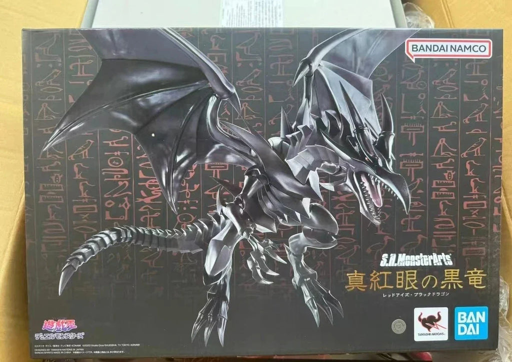 Bandai Original Box SHM S.H.MonsterArts Red Eyes Black Dragon In Stock Anime Action Figure Model Kit Toy Gift For Children Toys