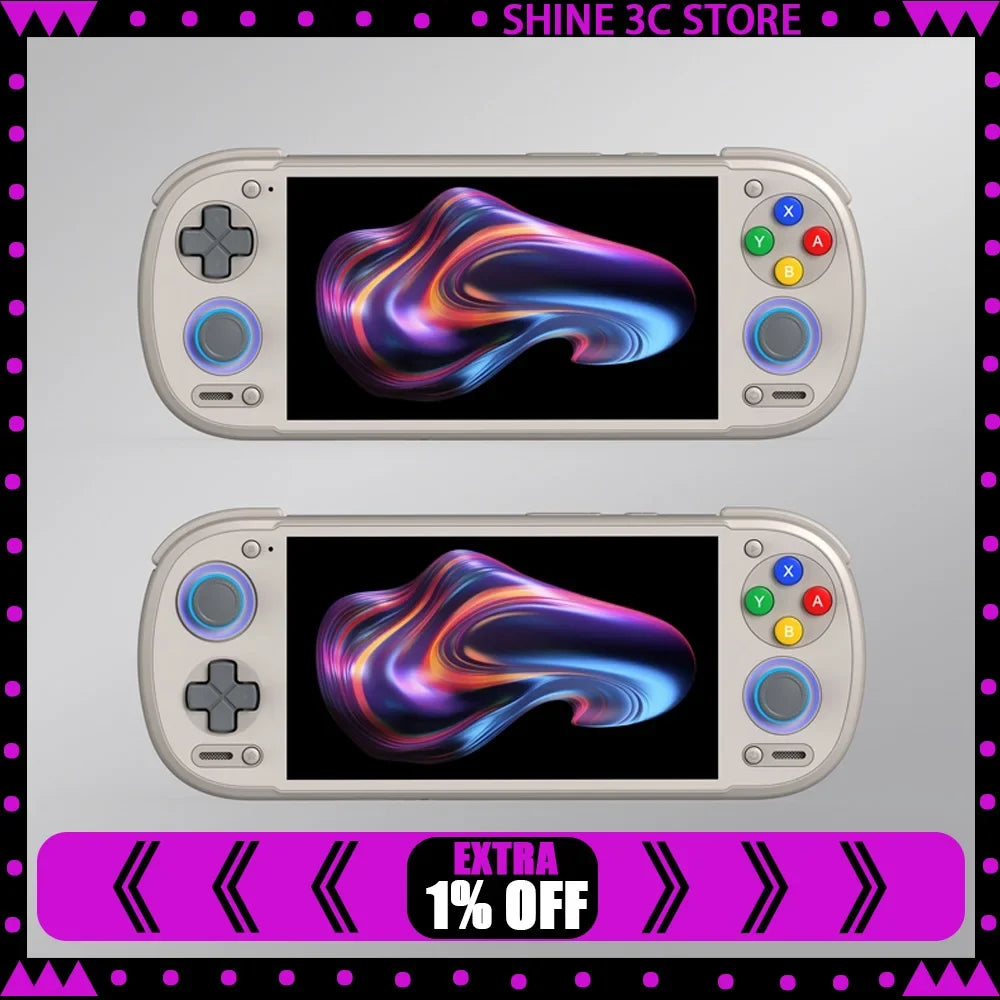 Retroid Pocket 6 RP6 Android Game Console 5.5Inch 1080P 120Hz AMOLED Screen 6000mAh Hall-Effect Trigger 8GEN2 Handheld Consoles