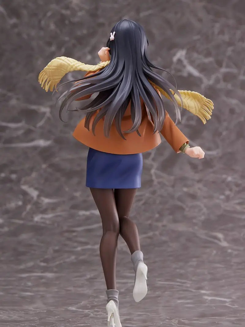 Judai Original Taito Aobuta Sakurajima Mai Winter Suit Rascal Does Not Dream of Bunny Girl Senpai PVC Action Figure Model Toys
