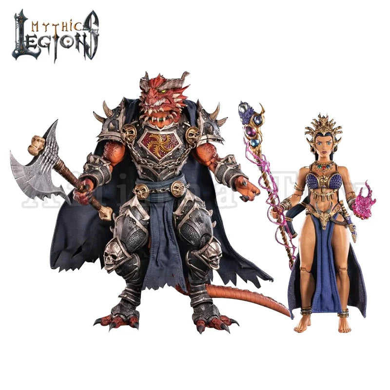 [Vorbestellung] Four Horsemen Mythic Legions 1/12 6 Zoll Actionfigur Infinite Legions Arkhan the Cruel Aksana the Inquisitor Spielzeug