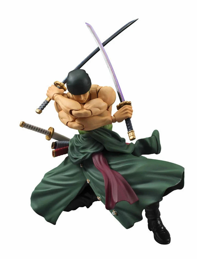 Anime One Piece MegaHouse Variable Action Heroes Roronoa Zoro New World Ver. PVC Action Figure Collection Model Toys Doll Gifts