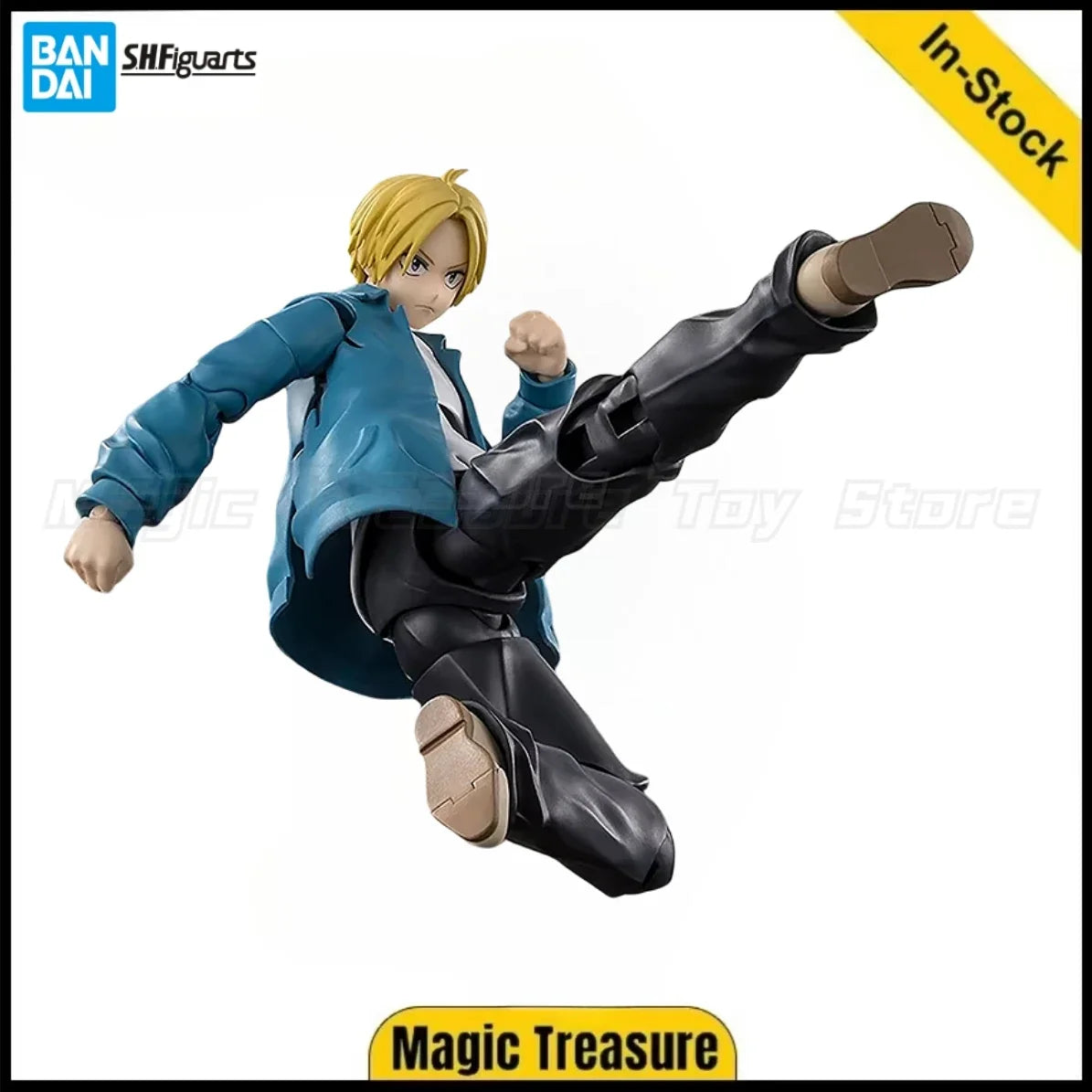 【In stock】Original BANDAI SPIRITS S.H.Figuarts SAKAMOTODAYS SHIN ASAKURA Figure Gift