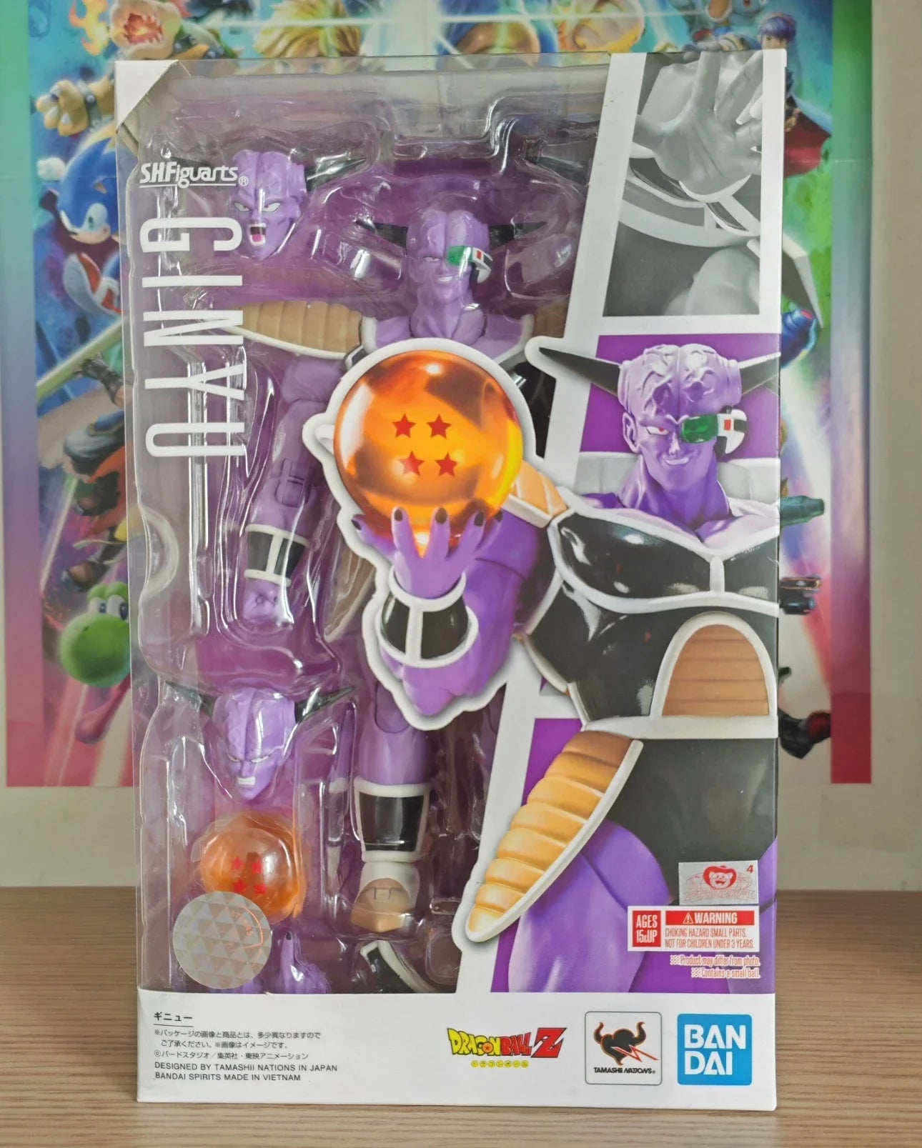 In Stock 100% Original Bandai Shf Sh Figuarts Dragon Ball Ginyu Action Figures Anime Model Toys Figura Pvc Collect Gifts