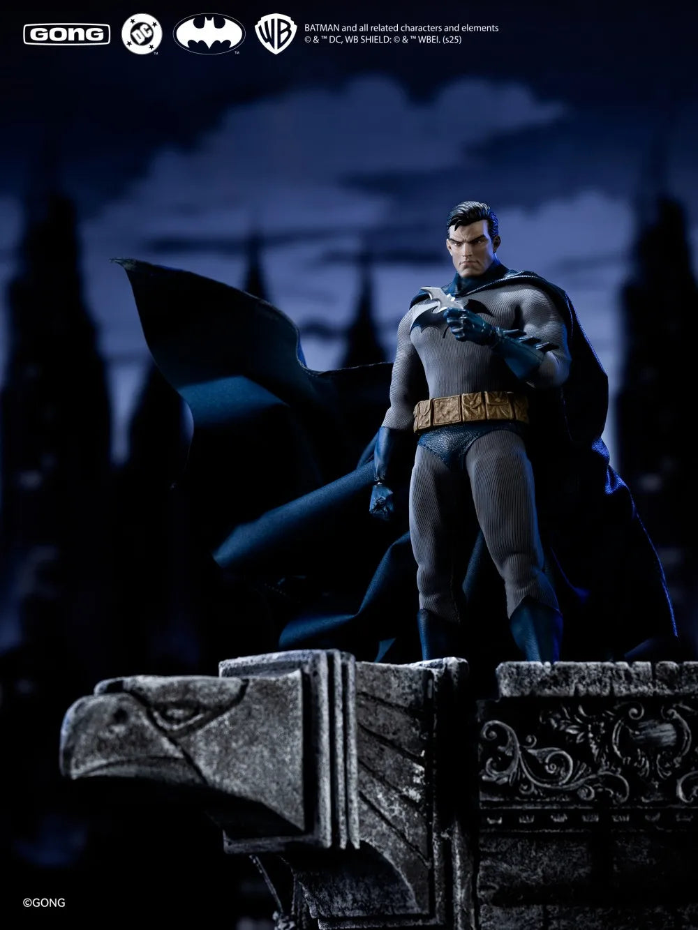 GONG Studio Batman Hush 17.5cm Tailored Fabric Suit Action Figure Anime Collectible PVC Toys for Gifts